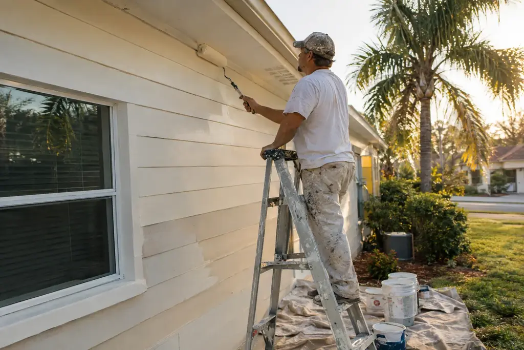 Drywall & Plaster contractor at work