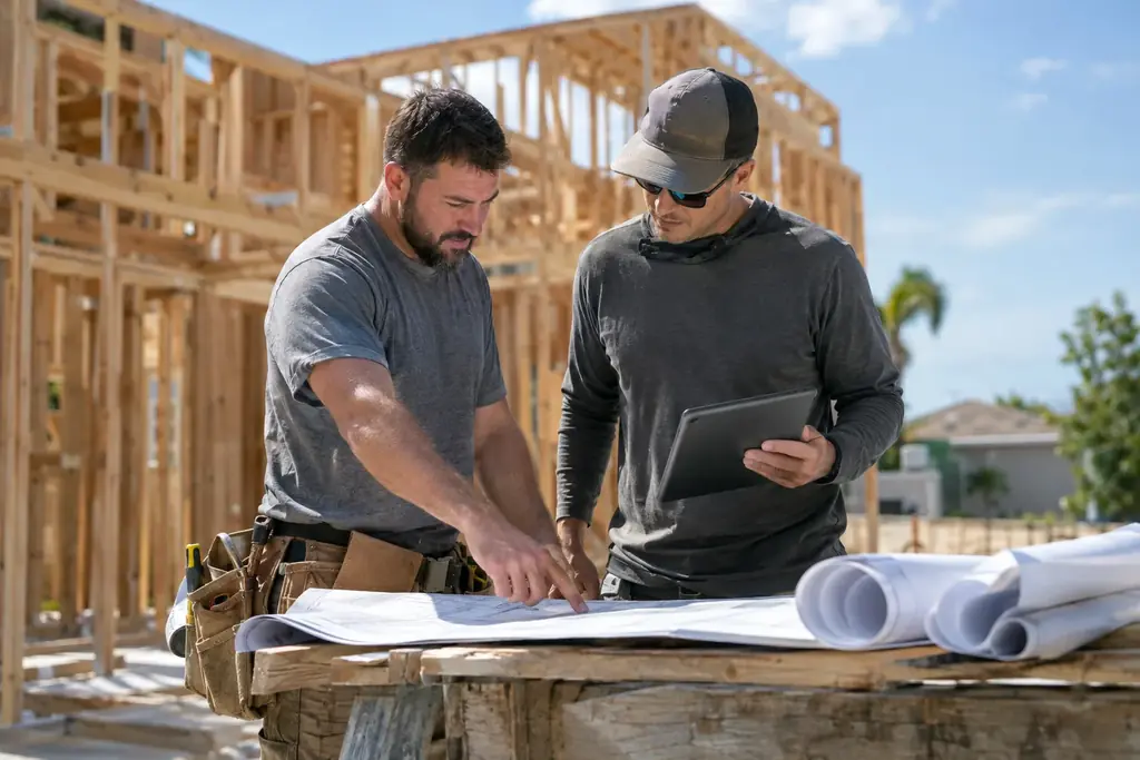 Contractor working on a New York City property
